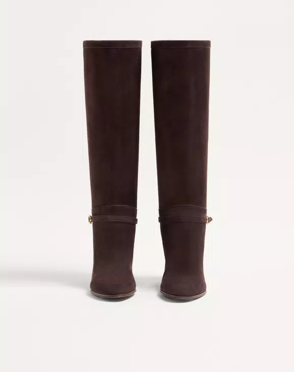 Valentino Pattie Crust Leather Boot 75Mm - Image 5